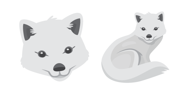 Arctic Snow Fox Cursor