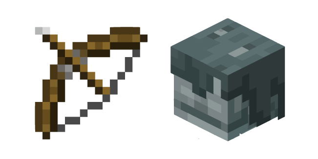 Minecraft Stray and Bow Cursor