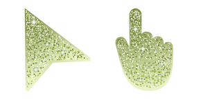 Mindaro Verde Glitter cursor