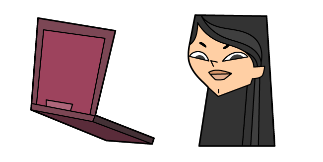 Total Drama Heather and Purse Mirror Cursor