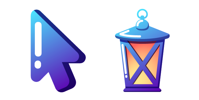 Minimal Gradient Lantern Cursor