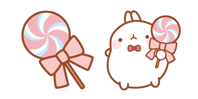 Molang with Candy Cursor