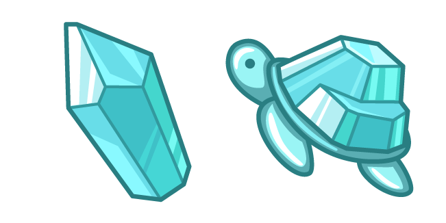 Cute Crystal Turtle Cursor