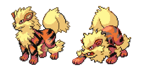 Pokemon Arcanine Pixel cursor