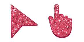 Cerise Rosa Glitter cursor