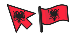 Albania Flag Cursor