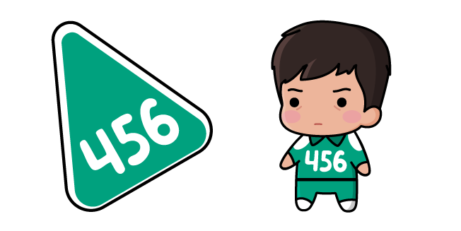 Chibi Squid Game 2 Player 456 aka Seong Gi-hun курсор