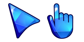 Blue Shiny Diamond Cursor