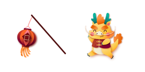 Chinese New Year Lantern and Dragon Cursor