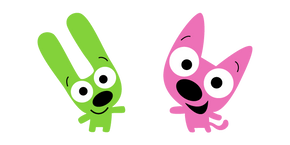 Hoops & Yoyo Hoops Cat and Yoyo Bunny Cursor