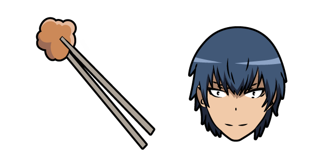 Toradora Ryuuji Takasu and Chopsticks курсор