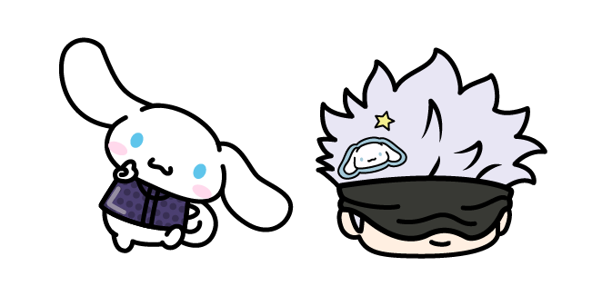 Sanrio × Jujutsu Kaisen Cinnamoroll and Satoru Gojo Cursor