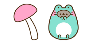 Pusheen Grenouille Enchantée et Champignon Curseur