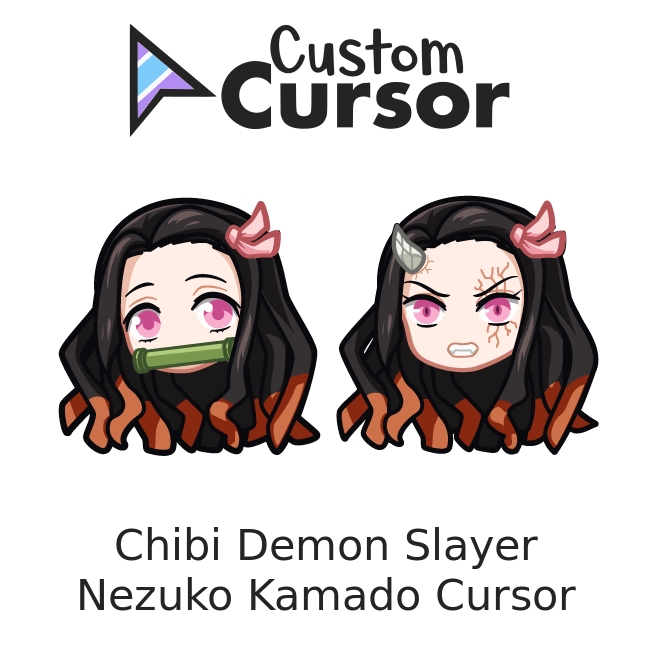 Chibi Demon Slayer Nezuko Kamado cursor – Custom Cursor