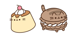 Курсор Pusheen Pudding and Macaron