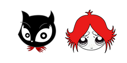 Ruby Gloom Ruby y Doom Kitty cursor