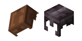 Minecraft Leather and Netherite Helmets Cursor