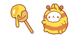 Курсор Molang Bee and Honey Dipper