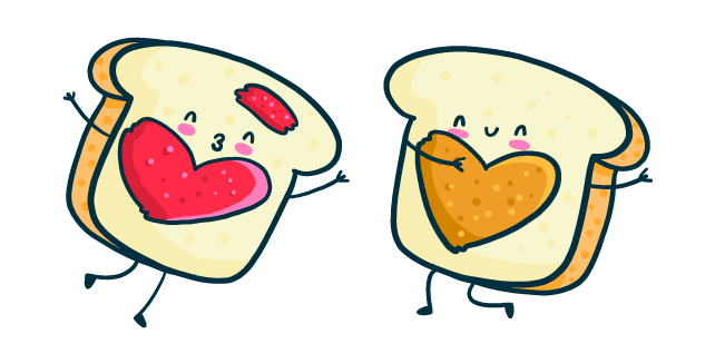 Cute Toasts d'Amour Cursor