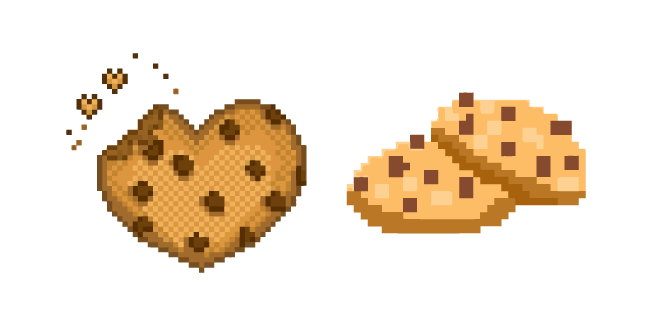 Chocolate Chip Cookies Pixel Cursor