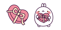 Molang et Cadeau pour la Saint-Valentin Curseur