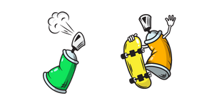 Graffiti Spray Cans Cursor