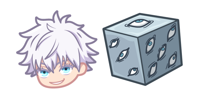 Chibi Jujutsu Kaisen Satoru Gojo and Prison Realm курсор