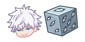 Chibi Jujutsu Kaisen Satoru Gojo and Prison Realm Cursor