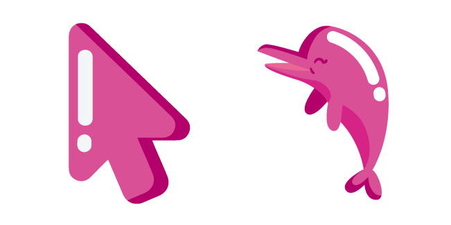 Minimal Dauphin Rose de Rivière Cursor