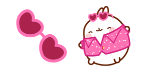 Molang in Party Outfit Cursor