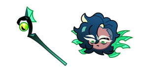 Cookie Run Abyss Monarch Cookie and Staff Cursor