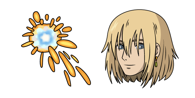 Howl's Moving Castle Howl and Shooting Star Cursor