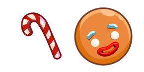 Shrek Gingerbread Man and Candy Cane Cursor