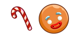 Shrek Gingerbread Man and Candy Cane Cursor