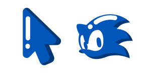 Minimal Sonic the Hedgehog Cursor