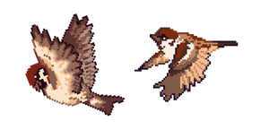 Moineau Pixel Curseur