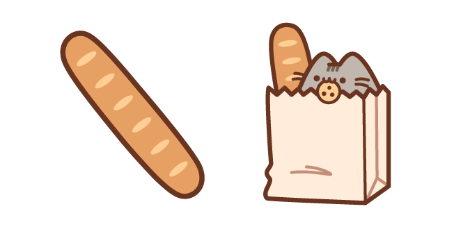 Pusheen with Bread курсор