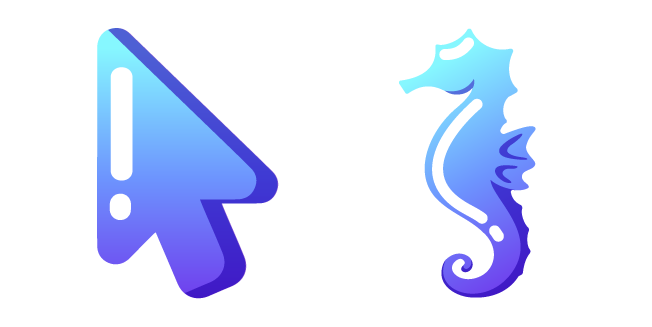 Minimal Gradient Seahorse курсор