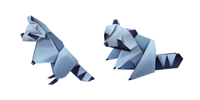 Origami Raton Laveur Cursor