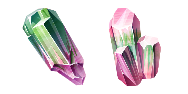 Watermelon Tourmaline Crystal курсор