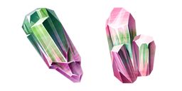 Watermelon Tourmaline Crystal Cursor