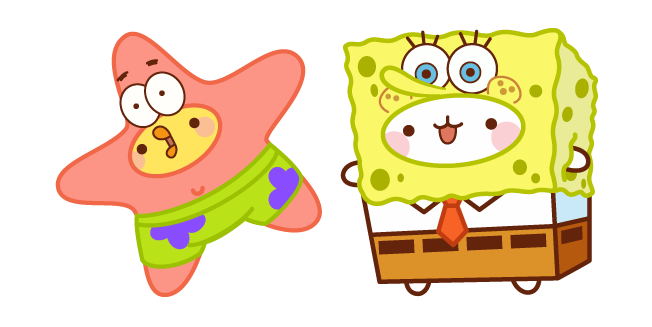 SpongeBob Molang and Patrick Piu Piu Cursor