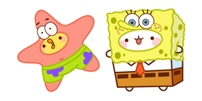 SpongeBob Molang and Patrick Piu Piu Cursor