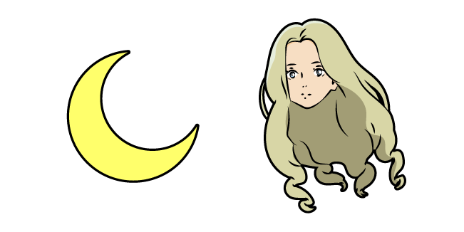 When Marnie Was There Marnie and Crescent Moon курсор