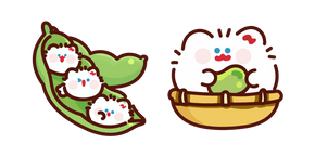 Cute Kitty Pea Pod and Cat Cursor