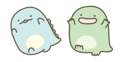 Cute Sumikko Gurashi Tokage and Real Tokage Cursor