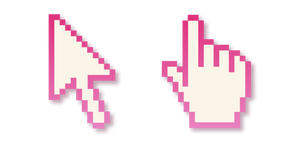 Cream Cake Pixel Cursor