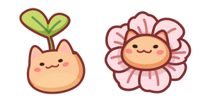 Cute Flower Cat Cursor