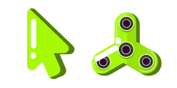 Курсор Minimal Green Fidget Spinner