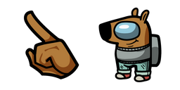 Among Us Personaje Chill Guy Marrón Cursor